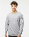 Tultex Unisex Fleece Crewneck Sweatshirt - Heather Grey - Tultex 340 Heather Grey XS Crewneck Sweatshirts