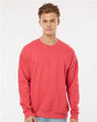 Tultex Unisex Fleece Crewneck Sweatshirt - Heather Red - Tultex 340 Heather Red XS Crewneck Sweatshirts