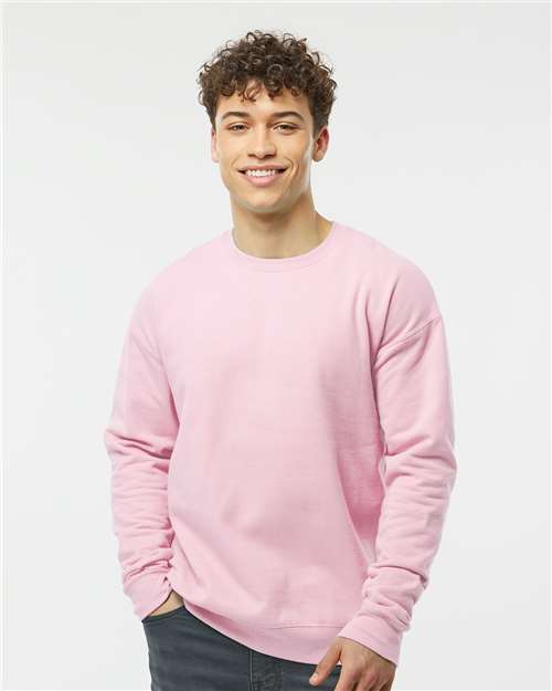 Tultex Unisex Fleece Crewneck Sweatshirt - Light Pink - Tultex 340 Light Pink XS Crewneck Sweatshirts