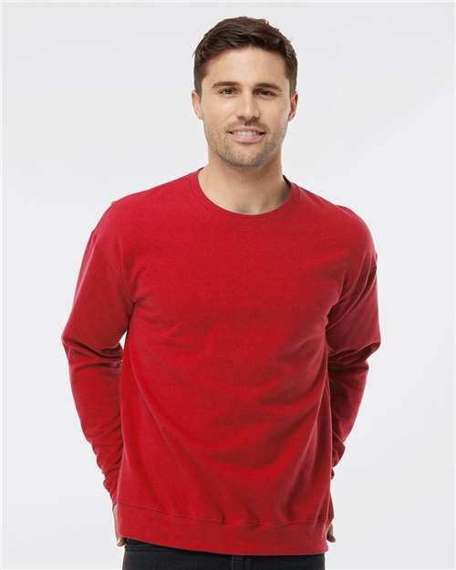 Tultex Unisex Fleece Crewneck Sweatshirt - Red - Tultex 340 Red XS Crewneck Sweatshirts