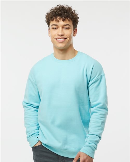 Tultex Unisex Fleece Crewneck Sweatshirt - Tultex 340 Black XS Crewneck Sweatshirts