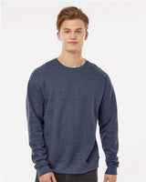 Tultex Unisex Fleece Crewneck Sweatshirt - Tultex 340 Heather Denim XS Crewneck Sweatshirts