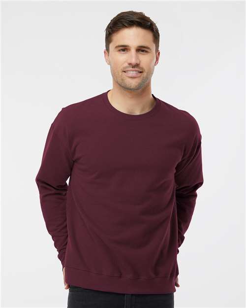 Tultex Unisex Fleece Crewneck Sweatshirt - Tultex 340 Maroon XS Crewneck Sweatshirts