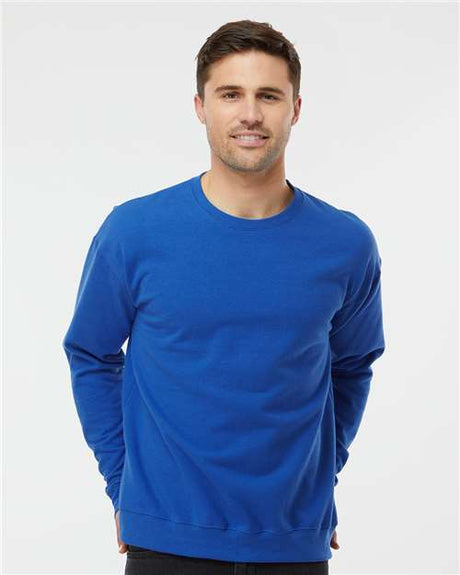 Tultex Unisex Fleece Crewneck Sweatshirt - Tultex 340 Royal XS Crewneck Sweatshirts