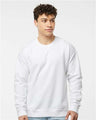 Tultex Unisex Fleece Crewneck Sweatshirt - Tultex 340 White XS Crewneck Sweatshirts