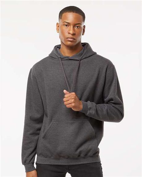 Tultex Unisex Fleece Hooded Sweatshirt - Heather Charcoal - Tultex 320 Heather Charcoal XS Sweatshirts