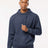 Tultex Unisex Fleece Hooded Sweatshirt - Heather Denim - Tultex 320 Heather Denim XS Sweatshirts