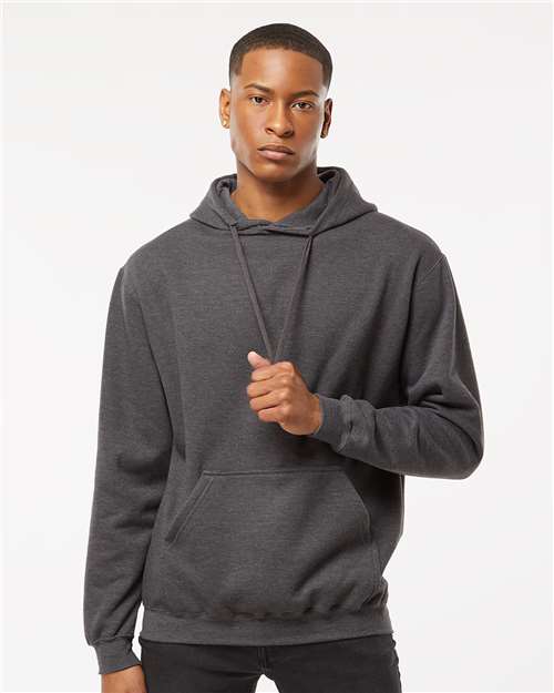 Tultex Unisex Fleece Hooded Sweatshirt - Tultex 320 Heather Charcoal XS Sweatshirts