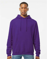 Tultex Unisex Fleece Hooded Sweatshirt - Tultex 320 Purple XS Sweatshirts