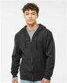 Tultex Unisex Full - Zip Hooded Sweatshirt - Tultex 331 Black XS Zip Hoodies