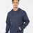 Tultex Unisex Full - Zip Hooded Sweatshirt - Tultex 331 Heather Denim XS Zip Hoodies