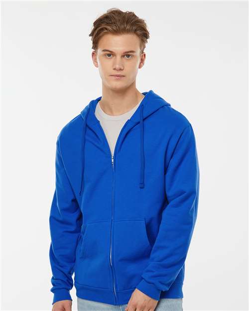 Tultex Unisex Full - Zip Hooded Sweatshirt - Tultex 331 Royal XS Zip Hoodies