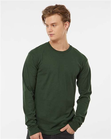 Tultex Unisex Heavyweight Jersey Long Sleeve T-Shirt - Tultex 291 Hunter Green S Long Sleeve T-Shirts