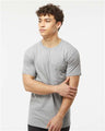 Tultex Unisex Heavyweight Jersey Pocket T-Shirt - Tultex 293 Heather Grey S Short Sleeve T-Shirts