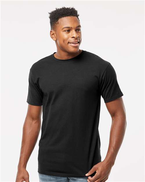 Tultex Unisex Heavyweight Jersey T-Shirt - Black - Tultex 290 Black XS Short Sleeve T-Shirts