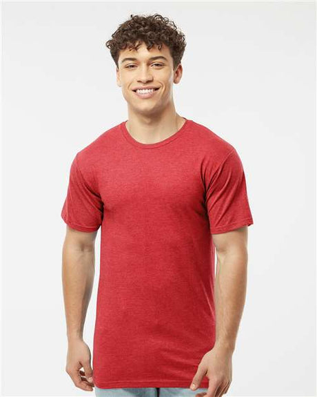Tultex Unisex Heavyweight Jersey T-Shirt - Heather Red - Tultex 290 Heather Red XS Short Sleeve T-Shirts