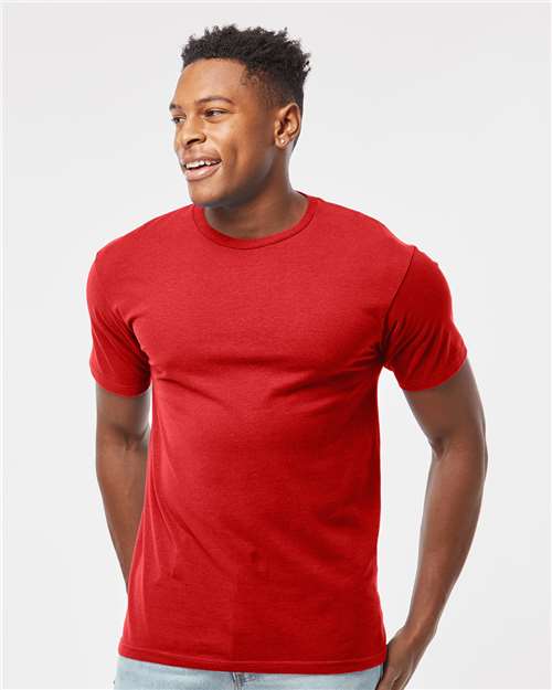 Tultex Unisex Heavyweight Jersey T-Shirt - Red - Tultex 290 Red XS Short Sleeve T-Shirts
