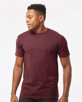 Tultex Unisex Heavyweight Jersey T-Shirt - Tultex 290 Burgundy XS Short Sleeve T-Shirts