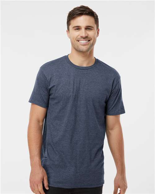 Tultex Unisex Heavyweight Jersey T-Shirt - Tultex 290 Heather Denim XS Short Sleeve T-Shirts