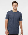 Tultex Unisex Heavyweight Jersey T-Shirt - Tultex 290 Heather Denim XS Short Sleeve T-Shirts