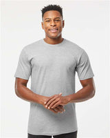Tultex Unisex Heavyweight Jersey T-Shirt - Tultex 290 Heather Grey XS Short Sleeve T-Shirts