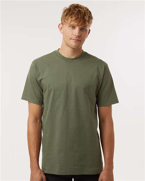 Tultex Unisex Heavyweight Street T-Shirt - Tultex 299 Military Green S Short Sleeve T-Shirts