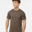 Tultex Unisex Poly - Rich T-Shirt - Heather Brown - Tultex 241 Heather Brown XS Short Sleeve T-Shirts