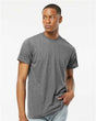 Tultex Unisex Poly - Rich T-Shirt - Heather Charcoal - Tultex 241 Heather Charcoal XS Short Sleeve T-Shirts