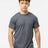 Tultex Unisex Poly - Rich T-Shirt - Heather Navy - Tultex 241 Heather Navy XS Short Sleeve T-Shirts