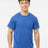 Tultex Unisex Poly - Rich T-Shirt - Heather Royal - Tultex 241 Heather Royal XS Short Sleeve T-Shirts