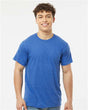 Tultex Unisex Poly - Rich T-Shirt - Heather Royal - Tultex 241 Heather Royal XS Short Sleeve T-Shirts