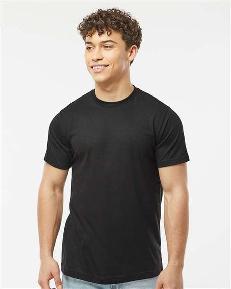 Tultex Unisex Poly - Rich T-Shirt - Tultex 241 Black XS Short Sleeve T-Shirts