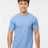 Tultex Unisex Poly - Rich T-Shirt - Tultex 241 Heather Athletic Blue XS Short Sleeve T-Shirts