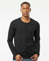 Tultex Unisex Premium Cotton Long Sleeve T-Shirt - Tultex 591 Black XS Long Sleeve T-Shirts