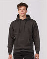 Tultex Unisex Premium Fleece Hooded Sweatshirt - Tultex 580 Black Heather XS Sweatshirts