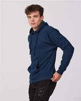 Tultex Unisex Premium Fleece Hooded Sweatshirt - Tultex 580 Navy XS Sweatshirts
