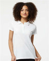 Tultex Women's 50/50 Sport Pique Polo - Tultex 401 White S