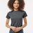 Tultex Women's Fine Jersey Classic Fit T-Shirt - Tultex 216 Heather Charcoal L Short Sleeve T-Shirts