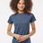 Tultex Women's Fine Jersey Classic Fit T-Shirt - Tultex 216 Heather Denim S Short Sleeve T-Shirts