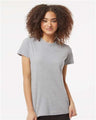 Tultex Women's Fine Jersey Classic Fit T-Shirt - Tultex 216 Heather Grey S Short Sleeve T-Shirts