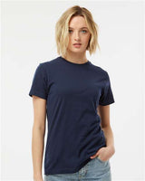 Tultex Women's Fine Jersey Classic Fit T-Shirt - Tultex 216 Navy S Short Sleeve T-Shirts