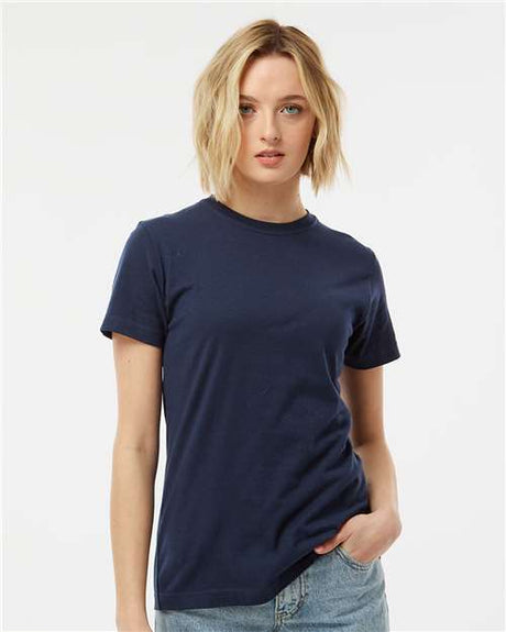 Tultex Women's Fine Jersey Classic Fit T-Shirt - Tultex 216 Navy S Short Sleeve T-Shirts