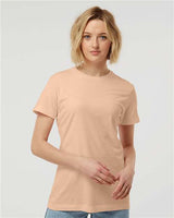 Tultex Women's Fine Jersey Classic Fit T-Shirt - Tultex 216 Peach M Short Sleeve T-Shirts