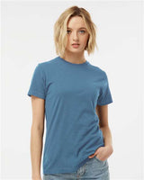 Tultex Women's Fine Jersey Classic Fit T-Shirt - Tultex 216 Slate S Short Sleeve T-Shirts