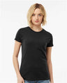 Tultex Women's Fine Jersey Slim Fit T-Shirt - Black - Tultex 213 Black XS Short Sleeve T-Shirts