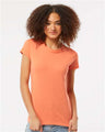 Tultex Women's Fine Jersey Slim Fit T-Shirt - Coral - Tultex 213 Coral XS Short Sleeve T-Shirts