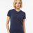 Tultex Women's Fine Jersey Slim Fit T-Shirt - Navy - Tultex 213 Navy XS Short Sleeve T-Shirts