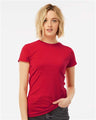 Tultex Women's Fine Jersey Slim Fit T-Shirt - Tultex 213 Red XS Short Sleeve T-Shirts