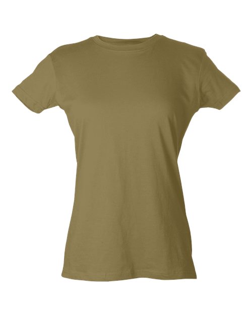 Tultex Women's Fine Jersey Slim Fit T-Shirt - Tultex 213 Sand (disc) S Short Sleeve T-Shirts