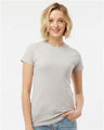 Tultex Women's Fine Jersey Slim Fit T-Shirt - Tultex 213 Silver XS Short Sleeve T-Shirts